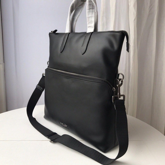 Coach Crossbody New New Men Foldover 2 Ways Busine - Picture 4 of 8